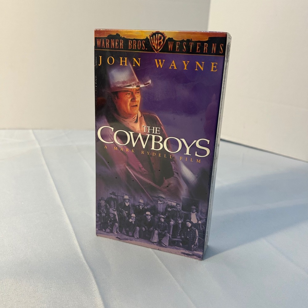 The Cowboys VHS John Wayne Warner Bros. Westerns NEW Sealed Vintage Movie‎
